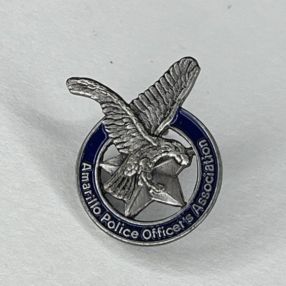 Amarillo Police Officers Association Lapel Hat Pin - Picture 1 of 6